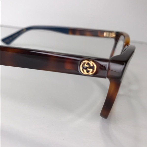 New Authentic - Gucci GG0168O 008 Rectangle Eyeglasses - Picture 12 of 16